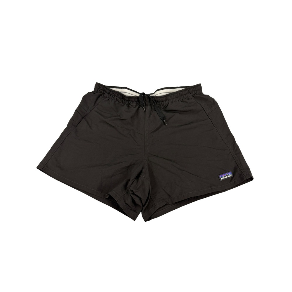 Patagonia Womens Baggies Shorts Black Recycled Nylon Activewear Size S